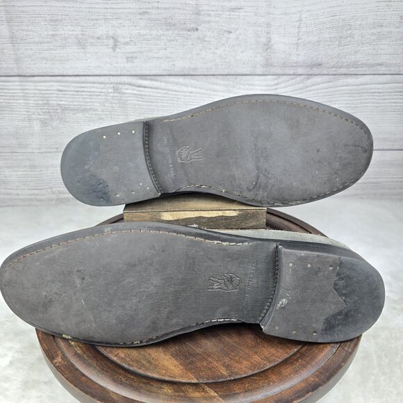 John Varvatos USA Slip On Loafers Suede Leather Grey Men’s Sz 11 main image 5